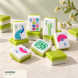 Appletini apple green american mahjong tiles — alternate product view