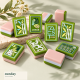 Jade Social green pearl american mahjong tiles — alternate product view