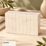 Petite — Milk white mini chinese mahjong set — styled product view