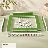 Pocket Party — Green green mini chinese mahjong set — styled product view