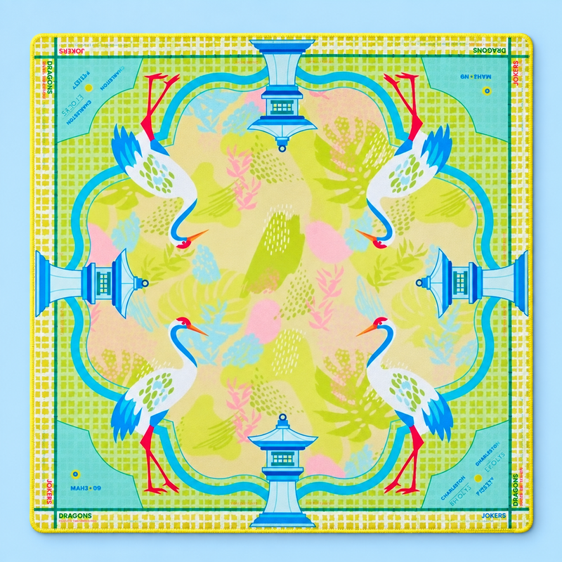 The Social Edit — Patterned Mahjong Mat